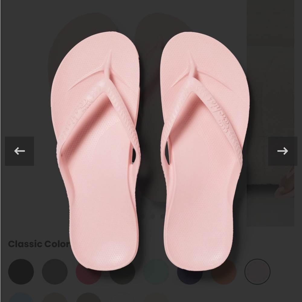 Arch Support Flip Flops